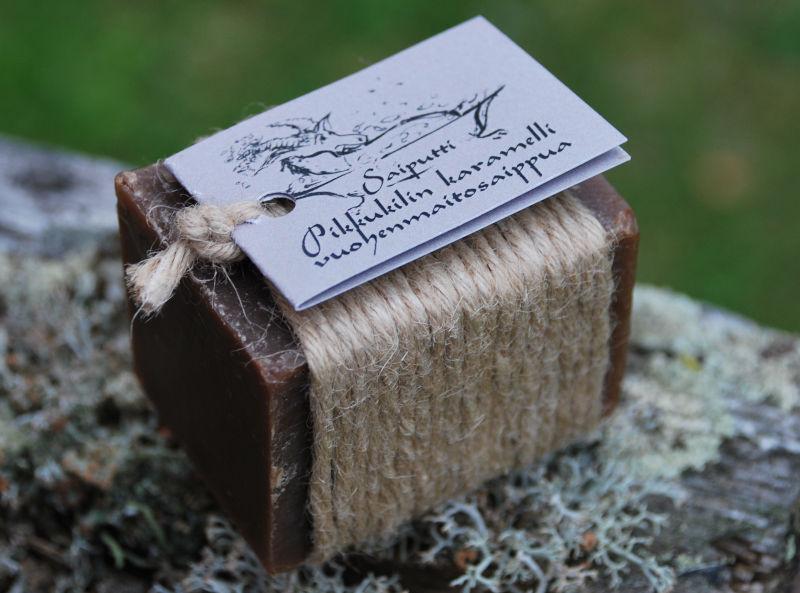 Pikkukilin karamelli -vuohenmaitosaippua 100 g Soap Saiputti 