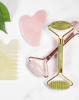 Ruusukvartsi hierontalasta - Gua Sha Accessories Ibero 