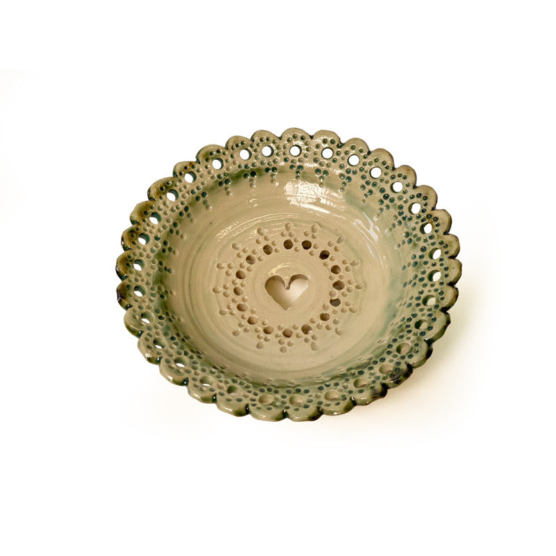 Saippua-alusta pitsikeramiikkaa, pieni - useita värejä Saippuakupit Savipaja Tuliaistupa Vedenvihreä 