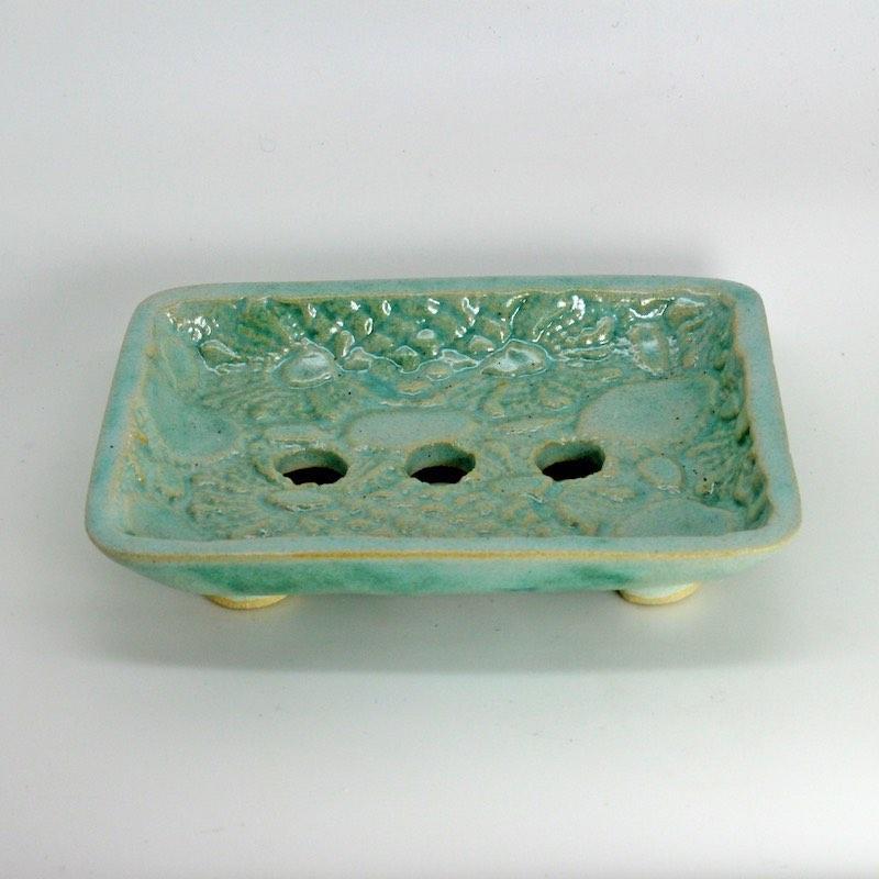 Saippuakuppi vedenvihreä Ceramics Punainen Ruukku 