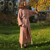 Saunatonttu Annukan kylpytakki Bathrobe Saunatonttu by Kaurilan Sauna Roosa 