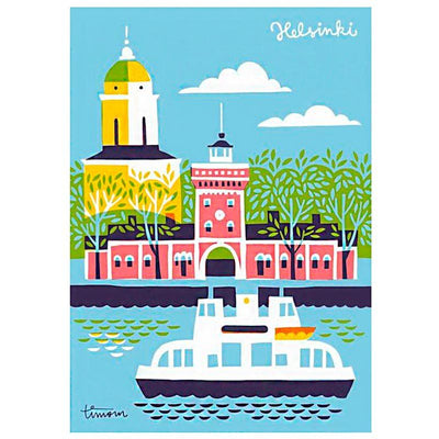 Suomenlinna postikortti Postikortit Kehvola Design 