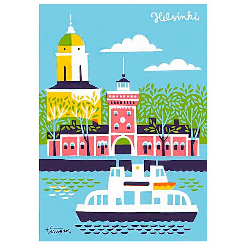 Suomenlinna postikortti Postikortit Kehvola Design 