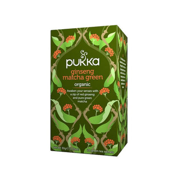 Tee Ginseng Matcha Green 30 g Tea Pukka 