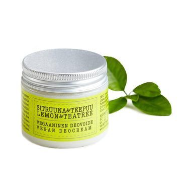 Vegaaninen Sitruuna & Teepuu Deovoide 50ml (Arvo 14.90€)