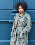 Winter Berry naisten kimono aamutakki Puuvillavaatteet Powell Craft 