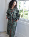 Winter Berry naisten kimono aamutakki Puuvillavaatteet Powell Craft 